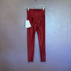 🔖NWT - Athleta Women's Red Elation Shine Tight - XS